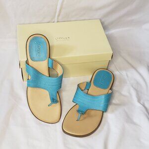 Liz Claiborne Turquoise Sandals - women's size 10